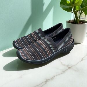 Corky’s “Ashley” Slip-on Loafer in Stripes Size 10